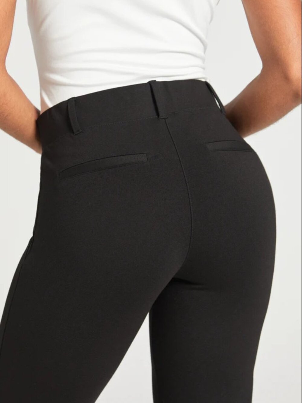 New Betabrand Black Bootcut Classic Dress Pant Yoga Pants Medium - Picture 3 of 5